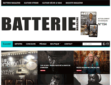 Tablet Screenshot of batteriemagazine.com